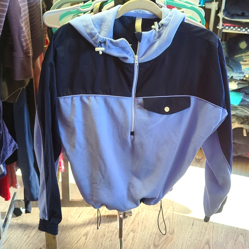 Athleta fleece running jacket size xs